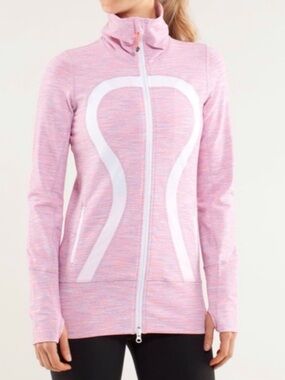 Lululemon  logo  Pink Wee are from space Zip-Up Jacket